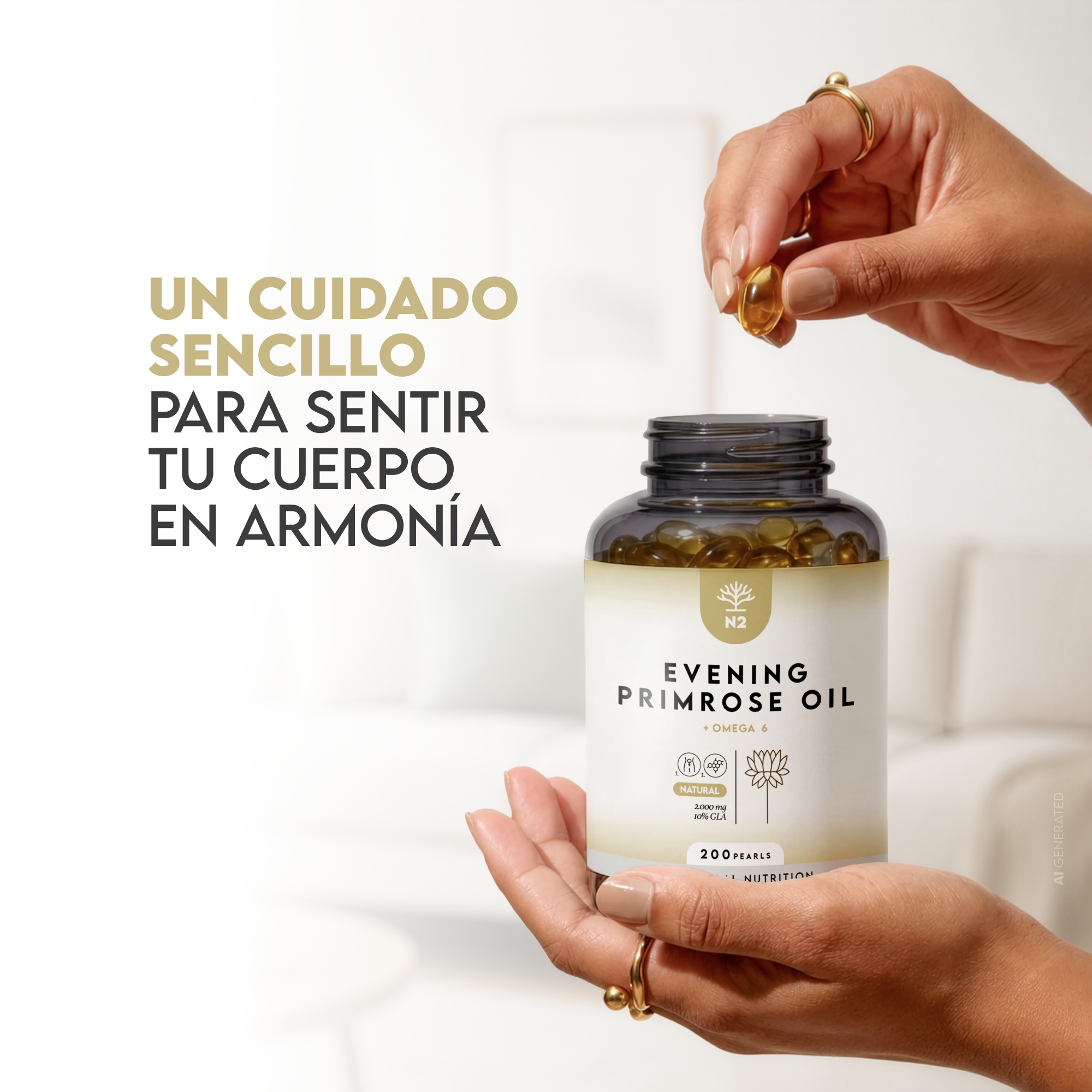 Aceite de onagra con vitamina E