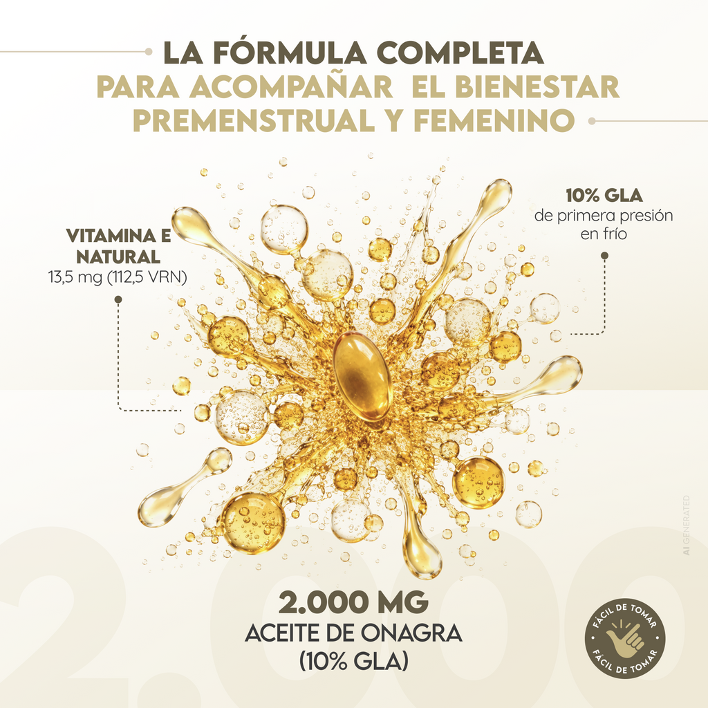 Aceite de onagra con vitamina E