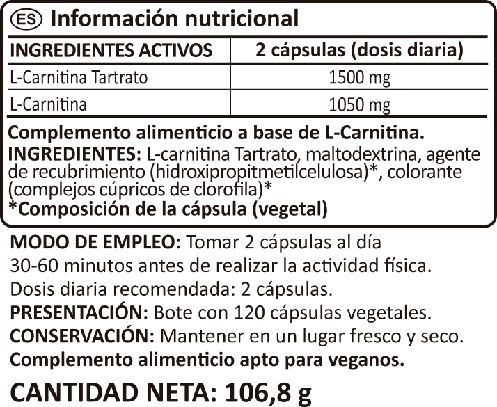 L-Carnitina 1500 benefits