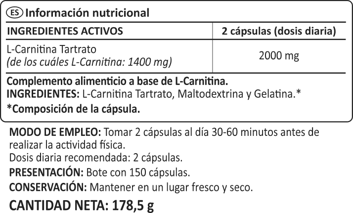 L-Carnitina 2000 benefits