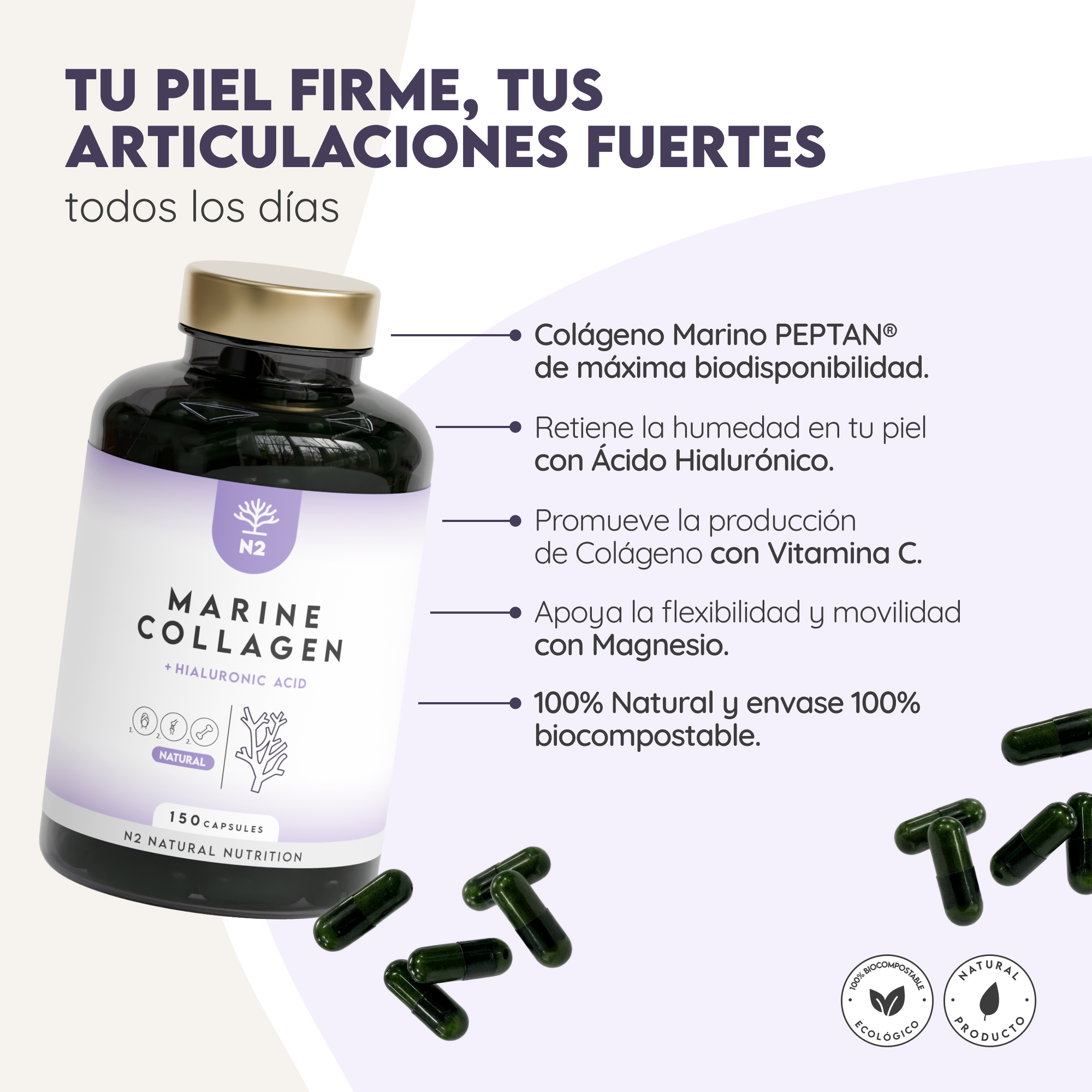 Colágeno Marino con Ácido Hialurónico 150