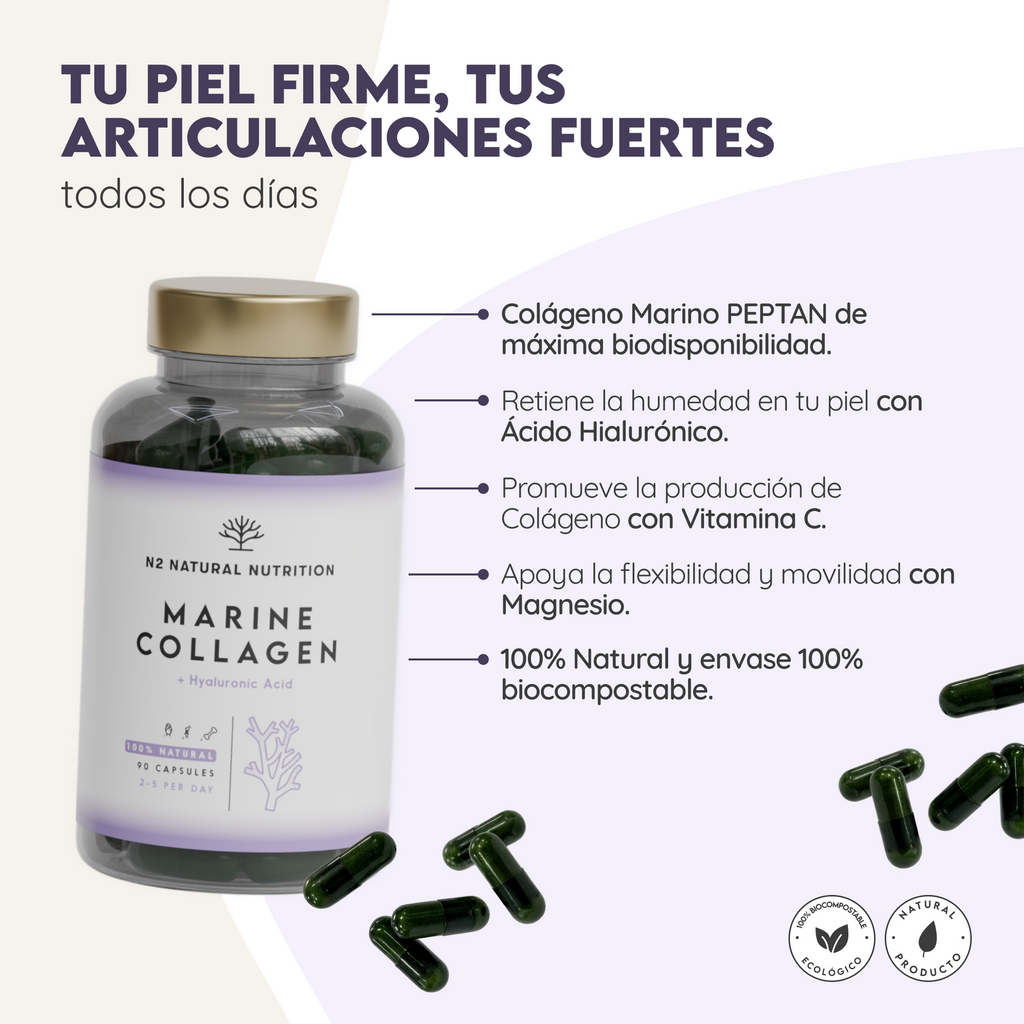 Colágeno Marino con Ácido Hialurónico 90
