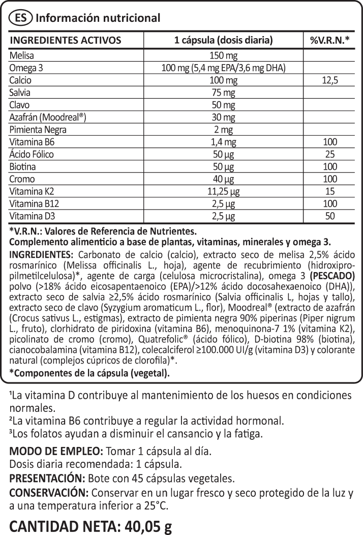 Menopause Balance benefits
