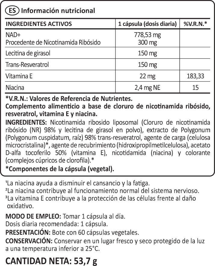 NAD+ Liposomiale: Energía Celular Y Longevidad benefits