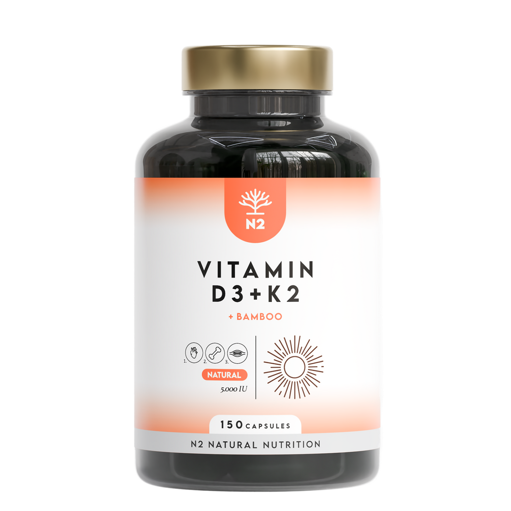 Vitamina D3 + K2 + Bambú