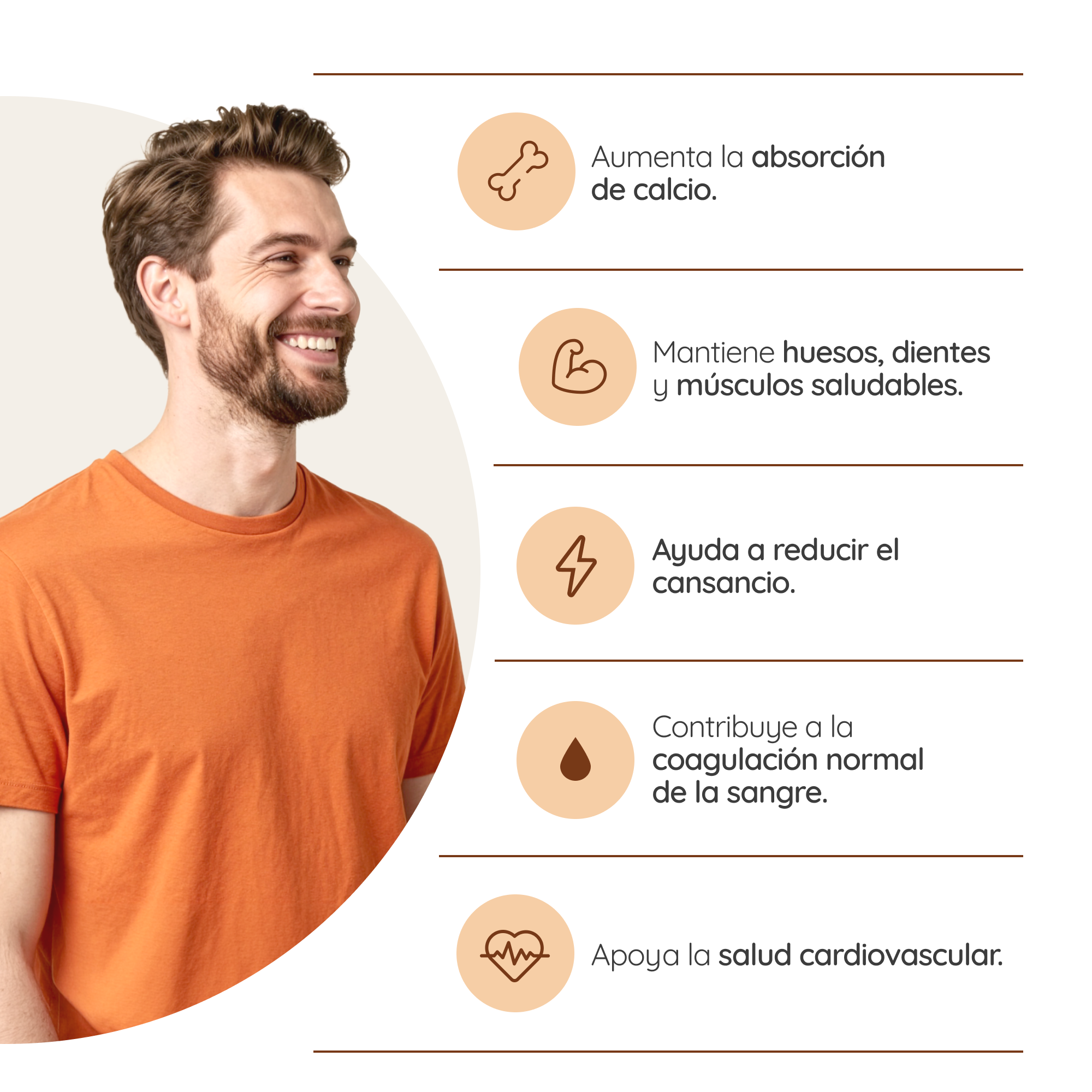 Vitamina D3 + K2 + Bambú